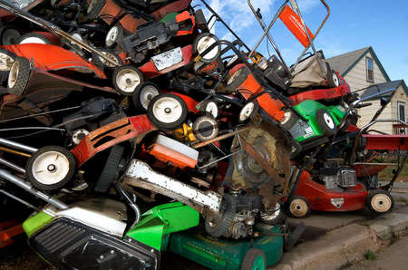 South Dakota lawn mower repair shop. 