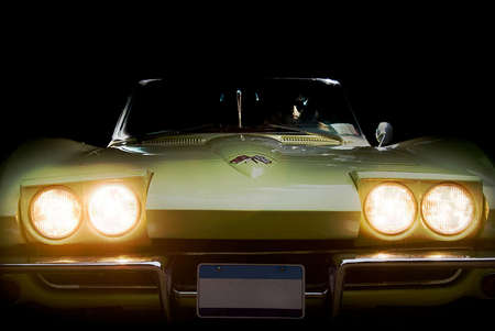 Corvette sports car portrait of Eunyoung Song.