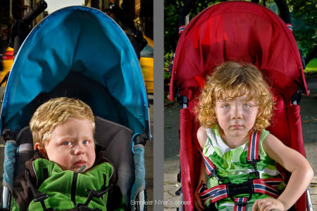 Portrait -from the series The Smallest New Yorkers photographed on the Upper Westside, NYC